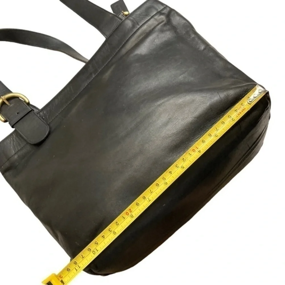 COACH vintage 4140 Waverly Lafayette black leather tote bag